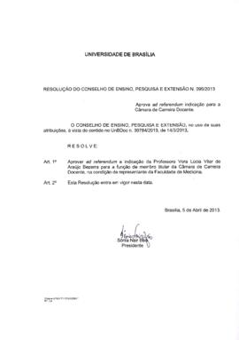 Resolução do Conselho de Ensino, Pesquisa e Extensão nº 0095/2013