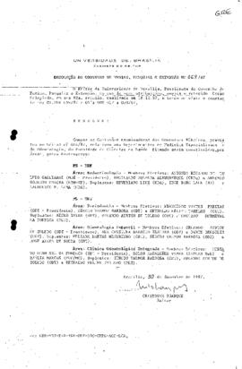 Resolução do Conselho de Ensino, Pesquisa e Extensão nº 0068/1987