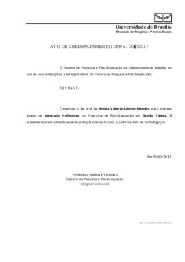 Ato de Credenciamento DPP N° 0006/2017