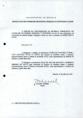 Resolução do Conselho de Ensino, Pesquisa e Extensão nº 0030/1999