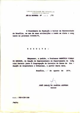 Ato da Reitoria nº 0203/1978