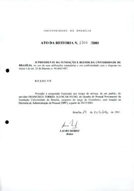Ato da Reitoria nº 1300/2001