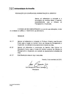 Resolução do Conselho de Administração nº 0056/2015