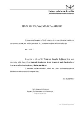 Ato de Credenciamento DPP N° 0096/2017