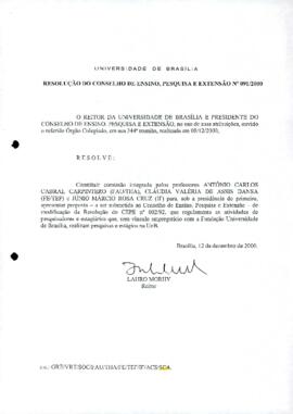 Resolução do Conselho de Ensino, Pesquisa e Extensão nº 0091/2000