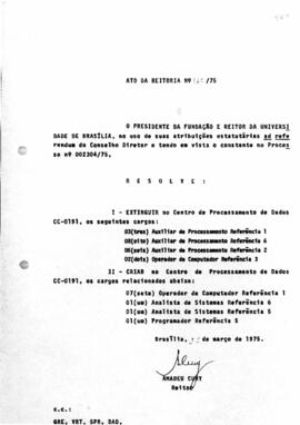 Ato da Reitoria nº 0160/1975