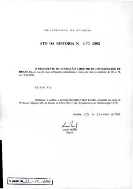 Ato da Reitoria nº 0002/2002