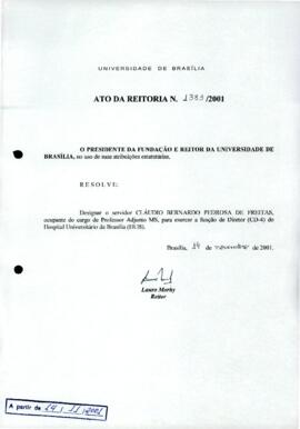Ato da Reitoria nº 1383/2001