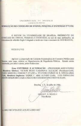 Resolução do Conselho de Ensino, Pesquisa e Extensão nº 0111/1996