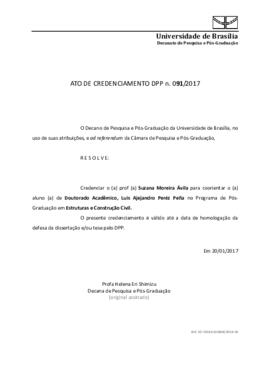 Ato de Credenciamento DPP N° 0091/2017