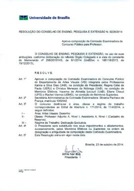 Resolução do Conselho de Ensino, Pesquisa e Extensão nº 0228/2014
