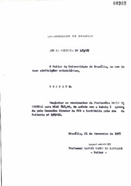 Ato da Reitoria nº 0163/1967