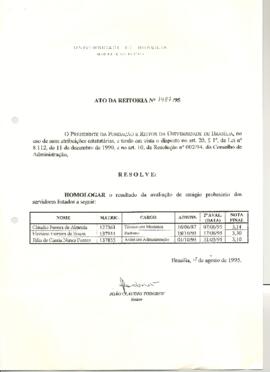 Ato da Reitoria nº 1487/1995