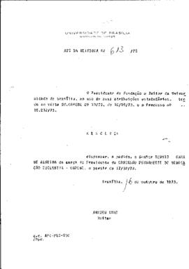 Ato da Reitoria nº 0613/1973