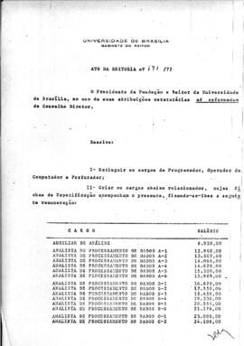 Ato da Reitoria nº 0171/1977