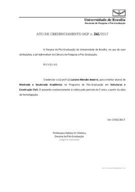Ato de Credenciamento DPP N° 0241/2017