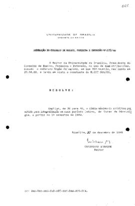 Resolução do Conselho de Ensino, Pesquisa e Extensão nº 0039/1988