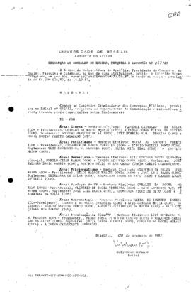 Resolução do Conselho de Ensino, Pesquisa e Extensão nº 0047/1987