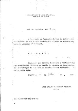 Ato da Reitoria nº 0173/1978