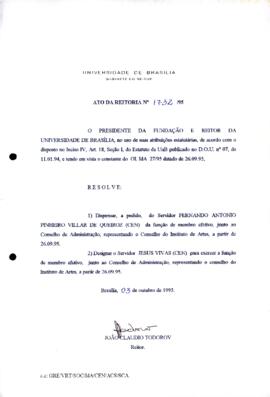 Ato da Reitoria nº 1732/1995