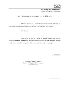 Ato de Credenciamento DPP N° 0207/2017