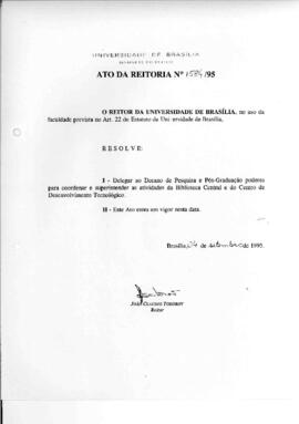 Ato da Reitoria nº 1584/1995