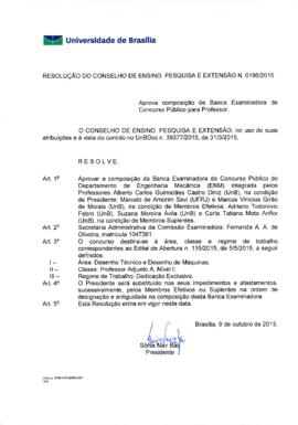 Resolução do Conselho de Ensino, Pesquisa e Extensão nº 0196/2015
