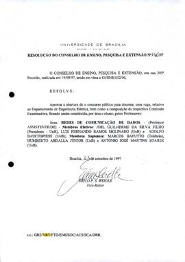 Resolução do Conselho de Ensino, Pesquisa e Extensão nº 0146/1997
