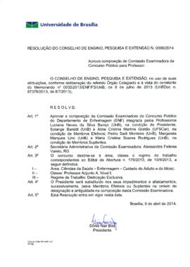 Resolução do Conselho de Ensino, Pesquisa e Extensão nº 0066/2014