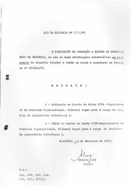 Ato da Reitoria nº 0859/1975