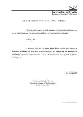 Ato de Credenciamento DPP N° 0002/2017