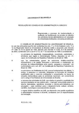 Resolução do Conselho de Administração nº 0050/2013