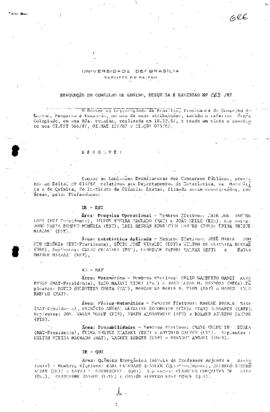 Resolução do Conselho de Ensino, Pesquisa e Extensão nº 0065/1987