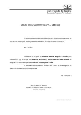 Ato de Credenciamento DPP N° 0125/2017