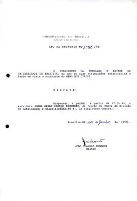 Ato da Reitoria nº 1090/1995