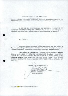 Resolução do Conselho de Ensino, Pesquisa e Extensão nº 0024/1997