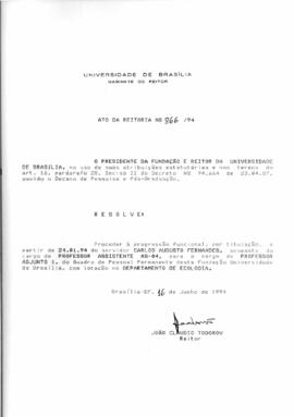 Ato da Reitoria nº 0866/1994