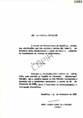 Ato da Reitoria nº 0103/1967