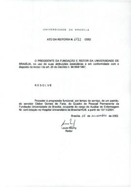 Ato da Reitoria nº 1712/2002