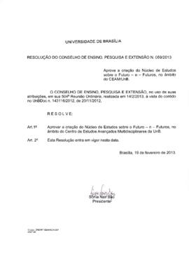 Resolução do Conselho de Ensino, Pesquisa e Extensão nº 0059/2013