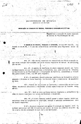 Resolução do Conselho de Ensino, Pesquisa e Extensão nº 0003/1988