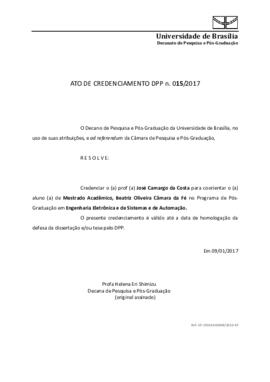 Ato de Credenciamento DPP N° 0015/2017
