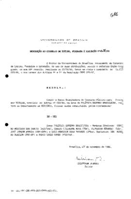 Resolução do Conselho de Ensino, Pesquisa e Extensão nº 0028/1988