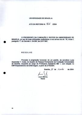 Ato da Reitoria nº 0766/2004