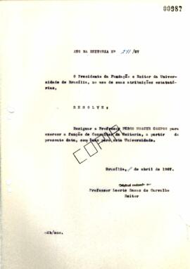 Ato da Reitoria nº 0241/1967