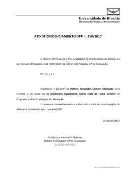 Ato de Credenciamento DPP N° 0210/2017