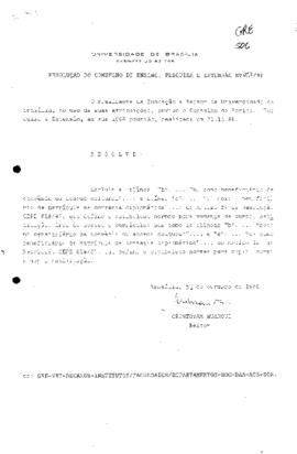 Resolução do Conselho de Ensino, Pesquisa e Extensão nº 0023/1988