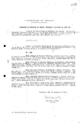 Resolução do Conselho de Ensino, Pesquisa e Extensão nº 0052/1987