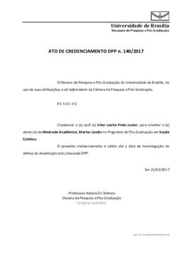 Ato de Credenciamento DPP N° 0140/2017