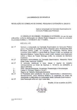 Resolução do Conselho de Ensino, Pesquisa e Extensão nº 0220/2013
